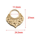 Brass Handbag Shape Charms Heart Star Pendant DIY Boho Jewelry