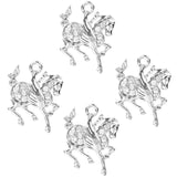 10pcs Horse Rhinestone Dangle Charms Pendant DIY for Bracelet Necklace