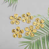 10pcs Raw Brass Flower Charms For DIY Jewelry Making