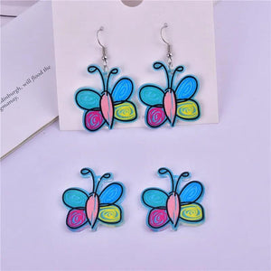 10pcs Butterfly Animal Charms for DIY Earring Jewelry Making