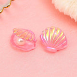10pcs Plastic Clam Shell Pearl Charms DIY Jewelry Making