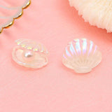 10pcs Plastic Clam Shell Pearl Charms DIY Jewelry Making
