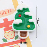 10Pcs Christmas Charms for Jewelry Making Santa Claus Trees Gingerbread Man