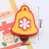 10Pcs Christmas Charms for Jewelry Making Santa Claus Trees Gingerbread Man