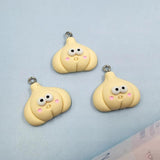 10Pcs Vegetable Garlic Charms DIY Jewelry Making Findings C1042
