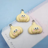 10Pcs Vegetable Garlic Charms DIY Jewelry Making Findings C1042