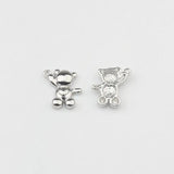 10pcs Mini Bear Charms for DIY Earrings Making
