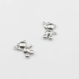 10pcs Mini Bear Charms for DIY Earrings Making