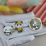 10pcs Panda Enamel Charm for Jewelry Making Earring Pendant