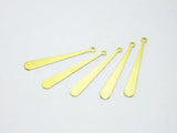 100pcs Brass Long Drop Earring Charms, Earring Accessories R634
