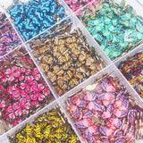 20Pcs Colorful Butterfly Earring Charms Pendant Jewelry Making Supplies