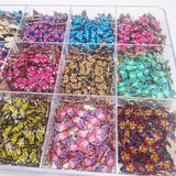 20Pcs Colorful Butterfly Earring Charms Pendant Jewelry Making Supplies