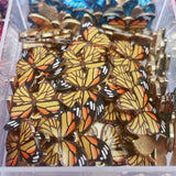 20Pcs Colorful Butterfly Earring Charms Pendant Jewelry Making Supplies