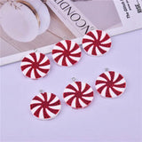 10pcs Double Face Lollipop Christmas Resin Charms DIY Earring Jewelry Making