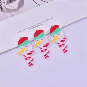 10pcs Christmas Cartoon Charms for Jewelry Making
