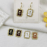 10pcs Enamel Rose Flowers Charm for Jewelry Making