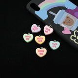 Mushroom Heart Cartoon Donuts Charms For Jewelry Making