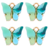Colorful Acrylic Butterfly Necklace Pendant for Jewelry Making