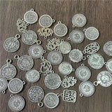 20pcs Mixed Batch Antique Multi-Religious Tag for DIY Necklace Bracelet Pendant