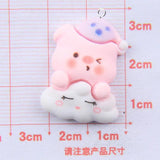 10pcs Animal Pig Heart Eye Lovely Pendant Charms for Jewelry DIY
