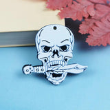 10PCS Acrylic Dangle Charms Ghost Skull Death Charm