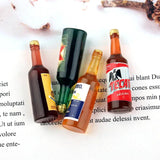 10Pcs Punk Beer Bottle Floating Charms Diy Jewelry Resin Pendant Craft C405