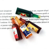 10Pcs Punk Beer Bottle Floating Charms Diy Jewelry Resin Pendant Craft C405
