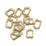 20Pcs Raw Brass Rectangle Frame Pendants Resin Mold Charms