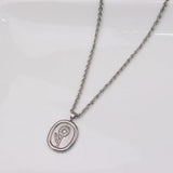 3pcs 18*20mm High 18K Flower Charms Pendant DIY Necklace Unfading 2 Colors