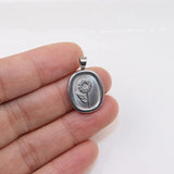 3pcs 18*20mm High 18K Flower Charms Pendant DIY Necklace Unfading 2 Colors