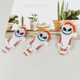 10pcs Skull Face Santa Charms Xmas Earring Keychains DIY Pendants