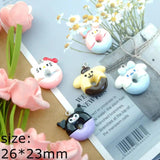 Cute Doughnut Earring Charms for Jewelry Making