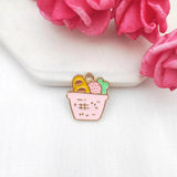 10pcs Cartoon Mug Cat Earrings DIY Jewelry Charms
