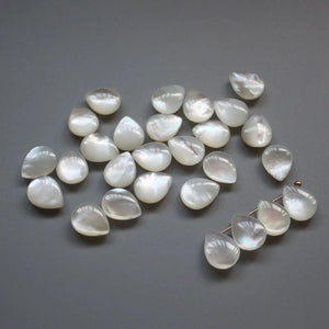5pcs Natural Mother-of-pearl Pendant 8x10mm Side Hole Jewelry Making DIY