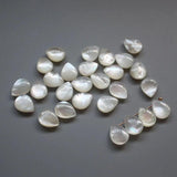 5pcs Natural Mother-of-pearl Pendant 8x10mm Side Hole Jewelry Making DIY