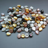 5pcs Natural Mother-of-pearl Pendant 8x10mm Side Hole Jewelry Making DIY