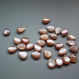 5pcs Natural Mother-of-pearl Pendant 8x10mm Side Hole Jewelry Making DIY
