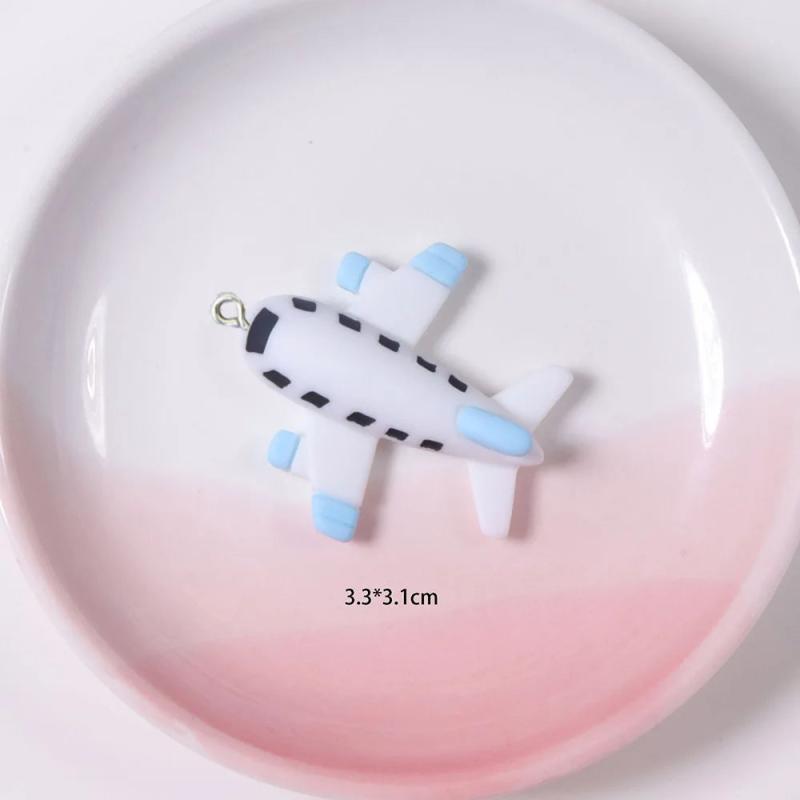 20Pcs Airplane Cloud Resin Charms for DIY Jewelry Earrings Bracelet Keychain Dec