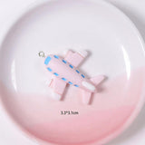 20Pcs Airplane Cloud Resin Charms for DIY Jewelry Earrings Bracelet Keychain Dec