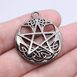 5pcs 30x35mm Pentagram Charms Pendant DIY Jewelry Making Findings