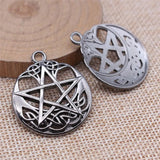 5pcs 30x35mm Pentagram Charms Pendant DIY Jewelry Making Findings