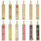 Enamel Mama Mom Charms for DIY Jewelry Making