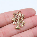 10pcs Money Tree Charms Antique Silver Jewelry Accessories
