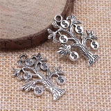 10pcs Money Tree Charms Antique Silver Jewelry Accessories