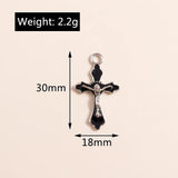 10pcs Halloween Charms Holy Cross Jesus for Diy Jewelry Making