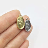 20pcs 10*16mm Flower Bee Charms Pendant Jewelry DIY Necklace Bracelet Earrings