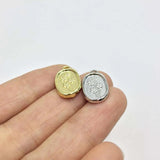 20pcs 10*16mm Flower Bee Charms Pendant Jewelry DIY Necklace Bracelet Earrings