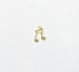 20pcs Music Note Zinc Charm Pendant Necklace Jewelry DIY 2 colors