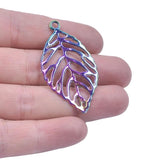 15pcs Geometric Charm Rainbow Triangle Round Pendants DIY Components