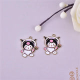10pcs Space Cartoon Anime Enamel Charms for Jewelry Making